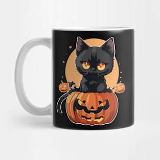 Nights and days Cat Halloween 3 Mug